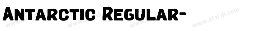 Antarctic Regular字体转换